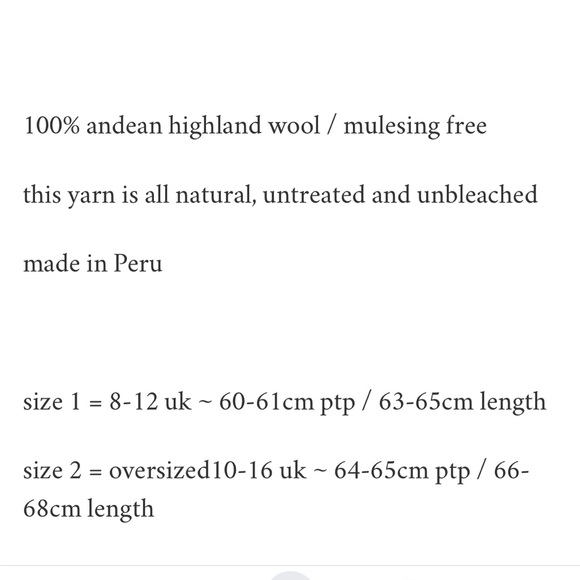 Jaggery London Nora sweater in milk size 1 - Picture 6 of 6